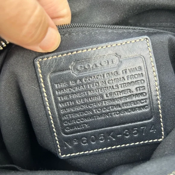 Coach Classic Signature Hobo Monogram Purse Handbag In great condition💕 9x10 - Picture 7 of 9